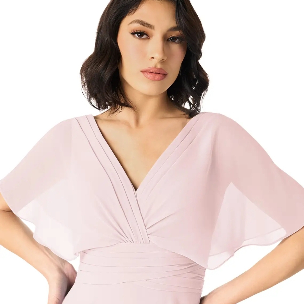 Azazie Women's Pink Maxi Dress